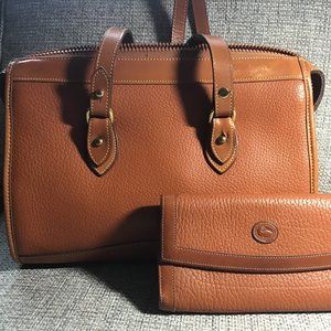 Dooney & Bourke shoulder bag with matching wallet